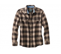 Рубашка из шерсти WOOLRICH Original Buffalo Check (BROWN) # Large (Производство Китай)