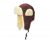 Шапка муж. зимняя - WOOLRICH Plaid Wool Hunting Hat (Производство Китай)