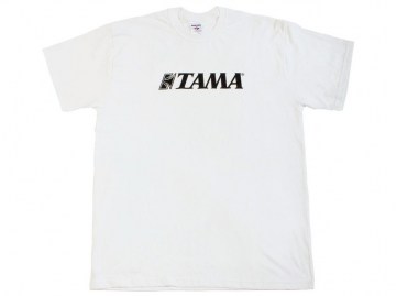 Футболка с логотипом TAMA Classic Logo T-Shirt White (Medium) (Производство Сальвадор)
