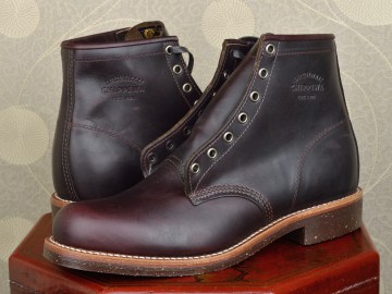Ботинки муж. модельные CHIPPEWA Original 1901M25 USA-Made 6” CORDOVAN General Utility SERVICE Boots (Size US10) (Handcrafted in USA)