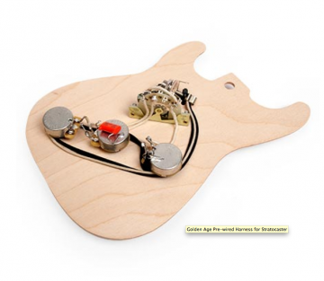 Спаянная схема для Stratocaster Golden Age Pre-wired Harness