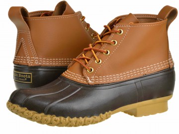Ботинки непромокаемые муж. - L.L.Bean '175051' 6 Bean Boots (Tan/Brown) (Производство США)