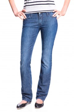 Джинсы жен. - LACOSTE 5 Pocket Stretch Denim Straight Leg Jean (Online Exclusive) (Производство Морокко)
